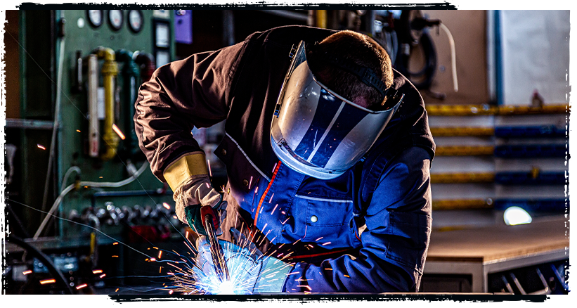 Learning at a sheet metal training center